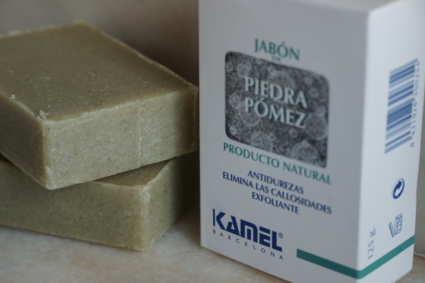 Jabón de Piedra Pómez Kamel exfoliante natural para eliminar durezas