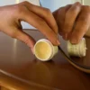 Textura del bálsamo de aloe vera Kamel