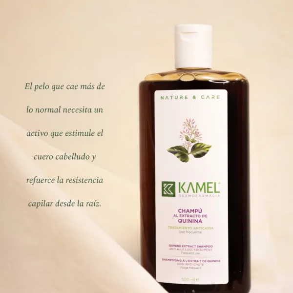 Champú de quinina Kamel: tratamiento anticaída para el pelo