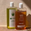 Gel de ducha de glicerina Kamel junto al champú de aloe vera Kamel
