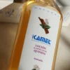 Loción anticaída de quinina Kamel, etiqueta en primer plano