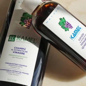 Pack antipiojos Kamel: champú y loción capilar con vinagre