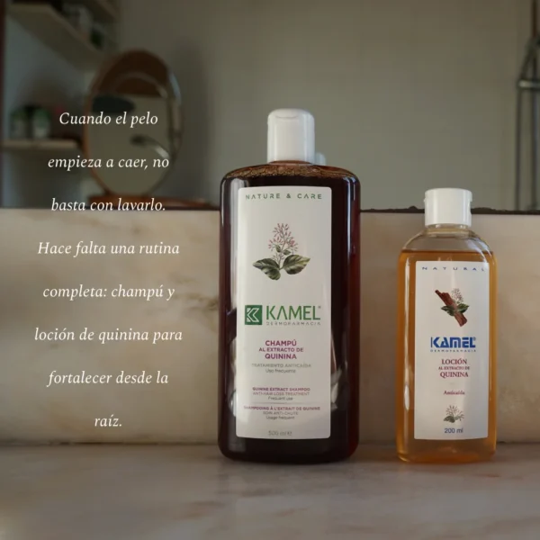 Pack Capilar Fortalecedor de Quinina Kamel: fortalece el cabello desde la raíz
