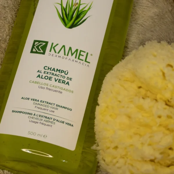 Champú de Aloe Vera Kamel para cabellos castigados