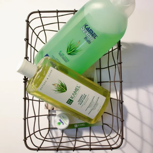 Pack Aloe Vera Kamel: champú, gel y bálsamo