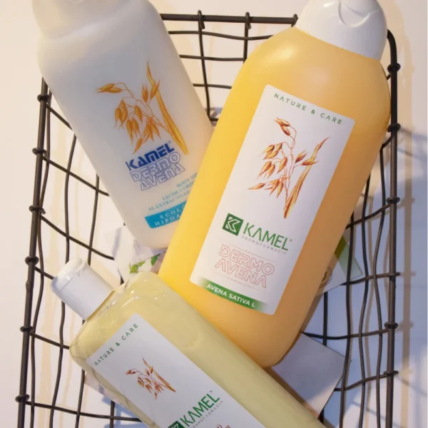 Pack Avena Kamel: champú, gel y body milk con extracto de avena